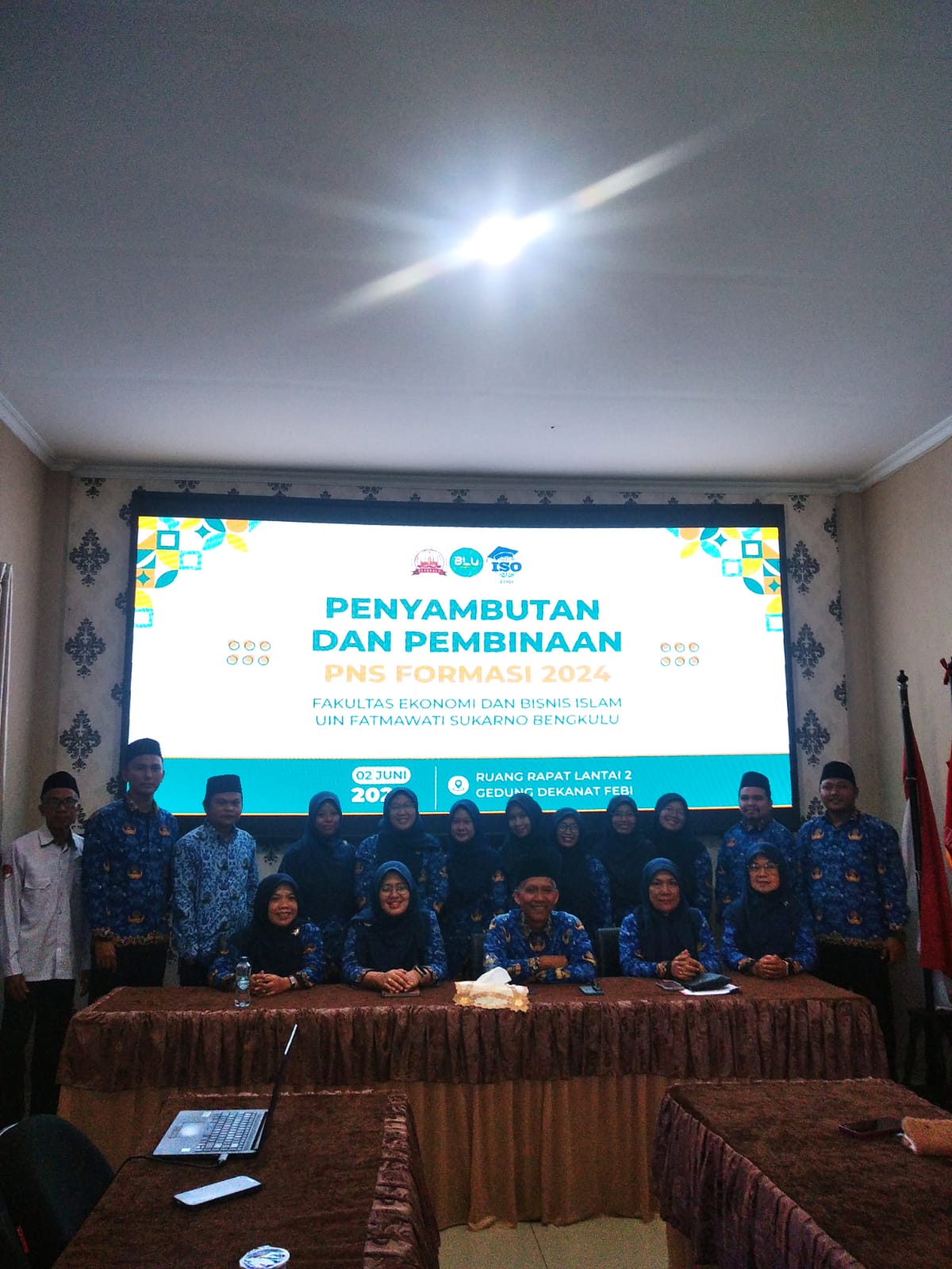 Read more about the article Dekan Beserta Pimpinan FEBI Sambut dan Melakukan Pembinaan PNS FEBI Formasi 2024