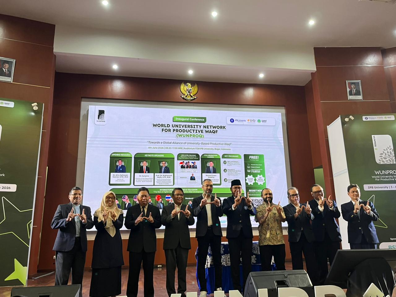 Read more about the article Perkuat Jejaring Internasional, FEBI UIN FAS Bengkulu Hadiri Inagurasi WUNPROQ di IPB University