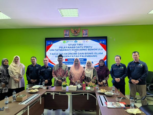 Read more about the article FEBI UIN Fatmawati Sukarno Bengkulu Laksanakan Studi Tiru Pelayanan Satu Pintu ke FEBI UIN Raden Fatah Palembang