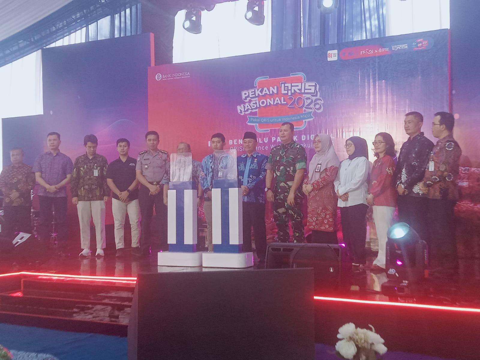Read more about the article Wakili Rektor, Wakil Dekan III FEBI  Hadiri Semarak Pekan QRIS Nasional 2026