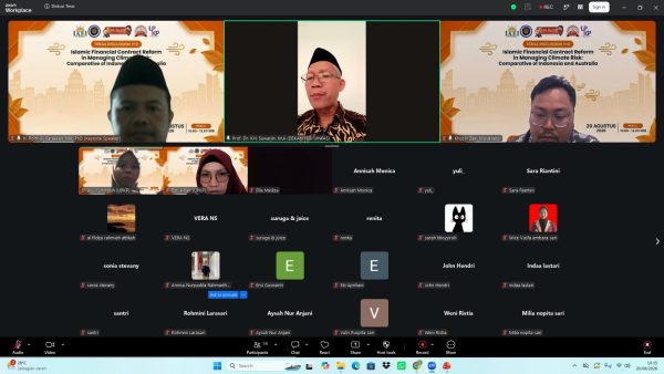 Read more about the article Diskusi Teras #10 Bahas Reformasi Kontrak Keuangan Syariah dalam Mengelola Risiko Iklim Indonesia–Australia