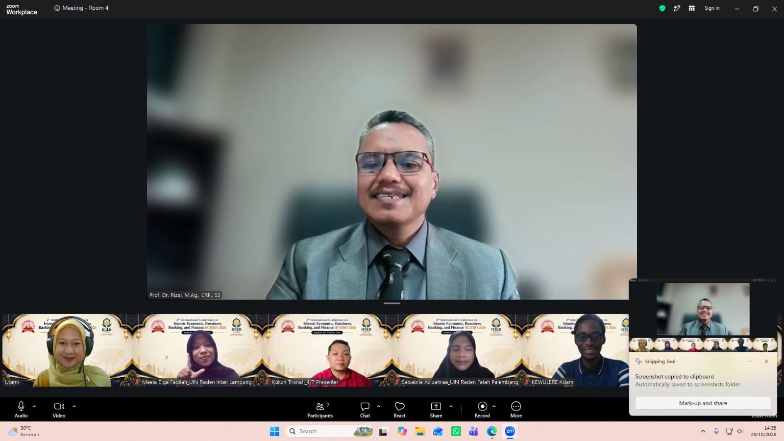 You are currently viewing FEBI UIN FAS Bengkulu Gelar International Conference 2026, Hadirkan Peserta dari Empat Negara
